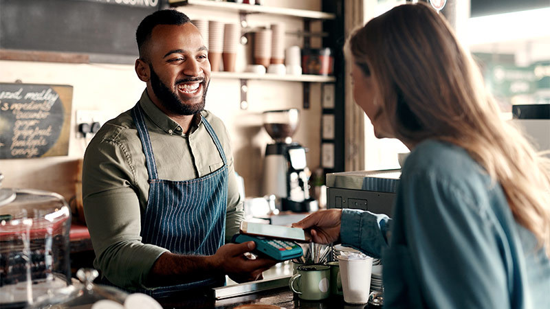 mobile payment in shop