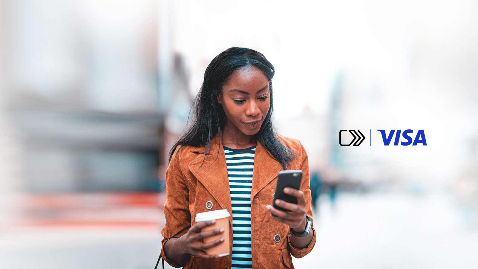 woman holding phone
